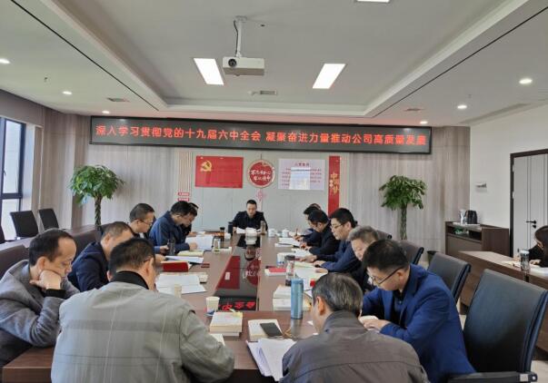 常德路桥集团 党委理论学习中心组 学习贯彻党的十九届六中全会精神(图1)